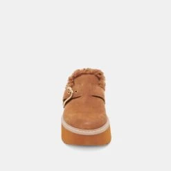 LELANI PLUSH FLATS PECAN SUEDE(Lelani Plush Flats Pecan Suede) -Dolce Vita Sale Store DOLCEVITA FLATS LELANIPLUSH PECANSUEDE 04