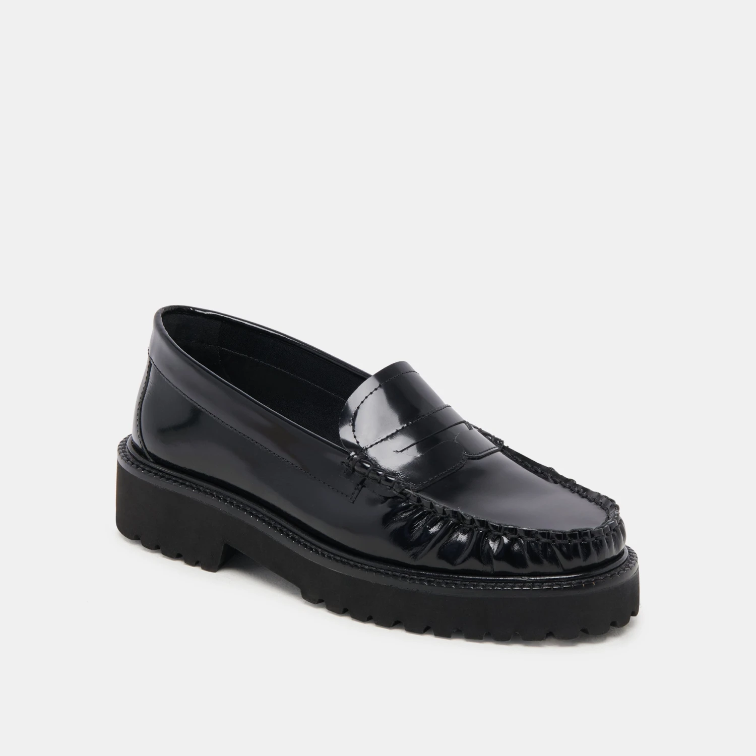 MAXWELL LOAFERS BLACK LEATHER(Maxwell loafers black leather) MAXWELL LOAFERS BLACK LEATHER(Maxwell Loafers Black Leather) -Dolce Vita Sale Store DOLCEVITA FLATS MAXWEL MIDNIGHT PATENT LEATHER 01