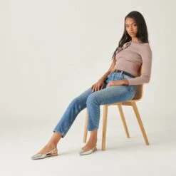 Dolce Vita NARAH FLATS SILVER METALLIC LEATHER(Narah Flats Silver Metallic Leather) 5 Dolce Vita NARAH FLATS SILVER METALLIC LEATHER(Narah Flats Silver Metallic Leather) -Dolce Vita Sale Store DOLCEVITA FLATS NARAH SILVERMETALICLEATHER ONFOOT 2