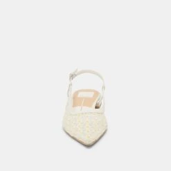 PAMIE FLORAL FLATS WHITE YELLOW FLORAL MESH(Pamie Floral Flats White Yellow Floral Mesh) 7 PAMIE FLORAL FLATS WHITE YELLOW FLORAL MESH(Pamie Floral Flats White Yellow Floral Mesh) -Dolce Vita Sale Store DOLCEVITA FLATS PAMIEFLORAL WHITE YELLOWFLORALMESH 04