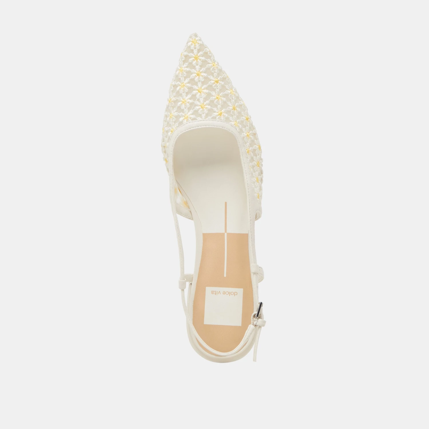 PAMIE FLORAL FLATS WHITE YELLOW FLORAL MESH(Pamie floral flats white yellow floral mesh) PAMIE FLORAL FLATS WHITE YELLOW FLORAL MESH(Pamie Floral Flats White Yellow Floral Mesh) -Dolce Vita Sale Store DOLCEVITA FLATS PAMIEFLORAL WHITE YELLOWFLORALMESH 06
