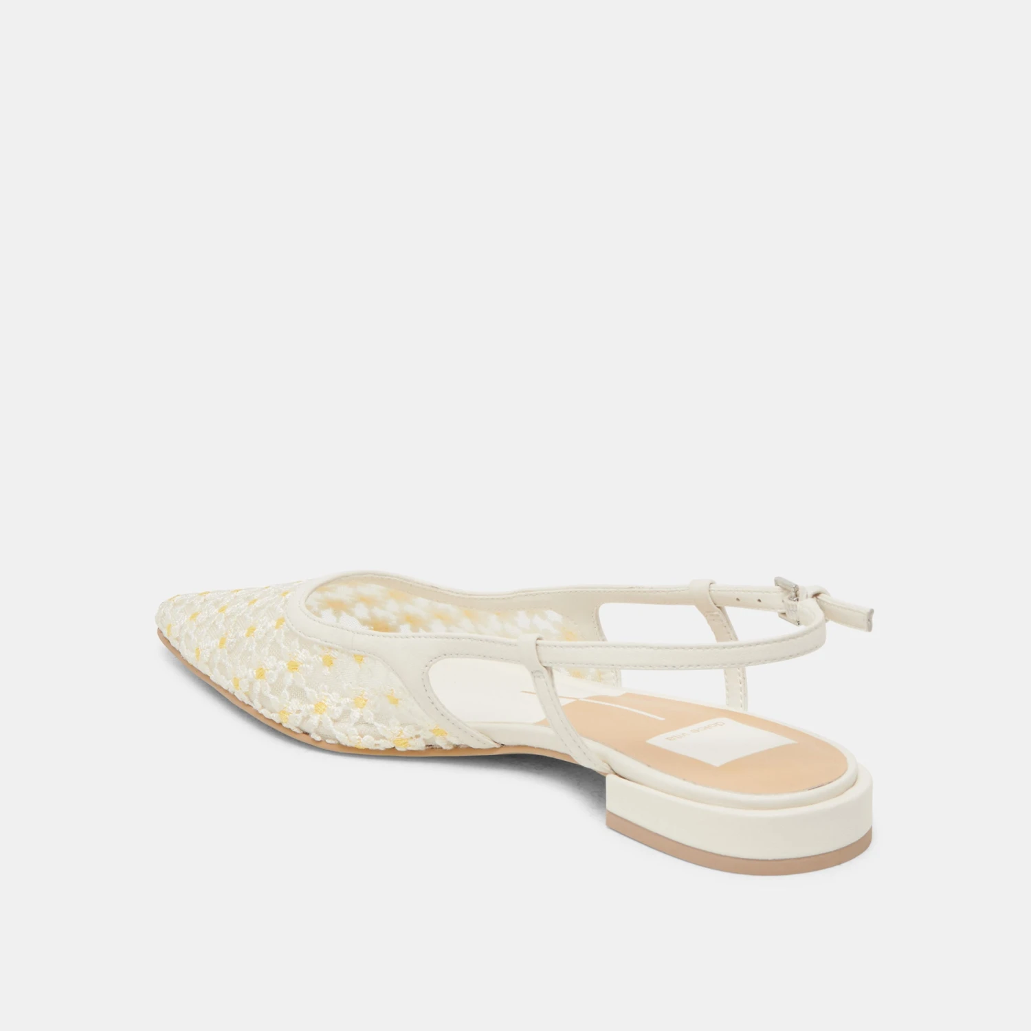 PAMIE FLORAL FLATS WHITE YELLOW FLORAL MESH(Pamie floral flats white yellow floral mesh) PAMIE FLORAL FLATS WHITE YELLOW FLORAL MESH(Pamie Floral Flats White Yellow Floral Mesh) -Dolce Vita Sale Store DOLCEVITA FLATS PAMIEFLORAL WHITE YELLOWFLORALMESH 09