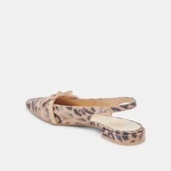PAYGE FLATS LT LEOPARD SUEDE(Payge Flats Lt Leopard Suede) -Dolce Vita Sale Store DOLCEVITA FLATS PAYGE LTLEOPARDSUEDE 09
