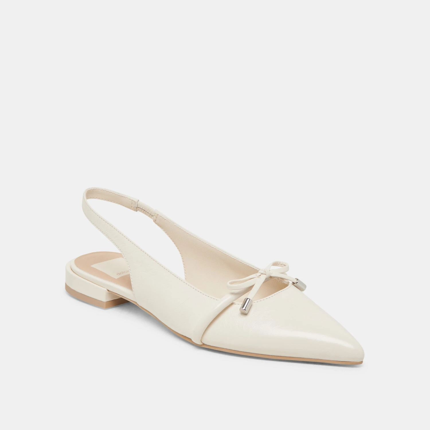 PAYGE FLATS OFF WHITE CRINKLE PATENT(Payge flats off white crinkle patent) PAYGE FLATS OFF WHITE CRINKLE PATENT(Payge Flats Off White Crinkle Patent) -Dolce Vita Sale Store DOLCEVITA FLATS PAYGE OFFWHITECRINKLEPATENT 01