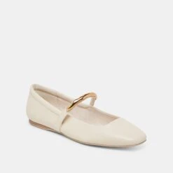 RADYA BALLET FLATS CREME LEATHER(Radya Ballet Flats Creme Leather) -Dolce Vita Sale Store DOLCEVITA FLATS RADYA CREMELEATHER 01