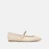 RADYA BALLET FLATS CREME LEATHER(Radya Ballet Flats Creme Leather)
