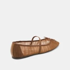 RAEVEN BALLET FLATS MID BROWN TULLE(Raeven Ballet Flats Mid Brown Tulle) 6 RAEVEN BALLET FLATS MID BROWN TULLE(Raeven Ballet Flats Mid Brown Tulle) -Dolce Vita Sale Store DOLCEVITA FLATS RAEVEN MIDBROWNTULLE 03