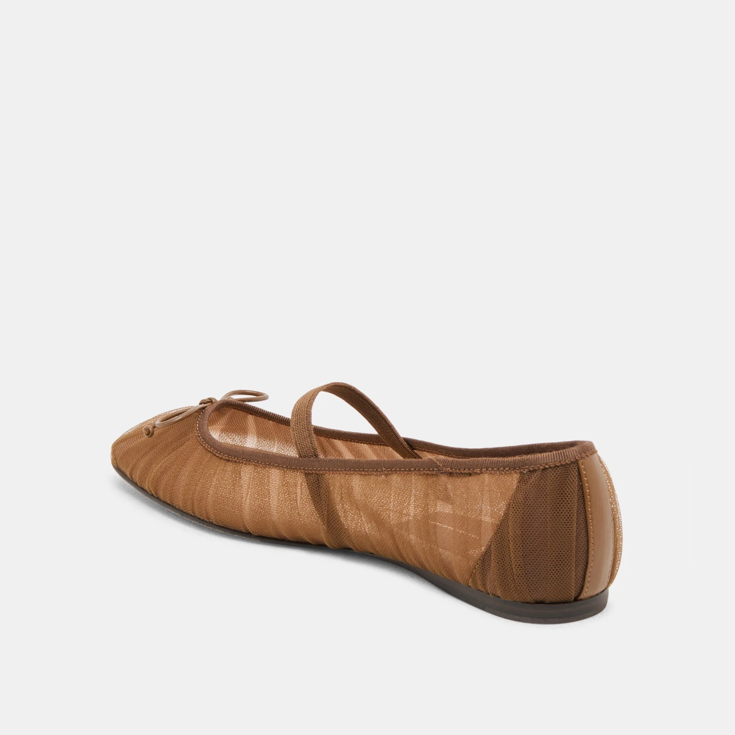RAEVEN BALLET FLATS MID BROWN TULLE(Raeven ballet flats mid brown tulle) RAEVEN BALLET FLATS MID BROWN TULLE(Raeven Ballet Flats Mid Brown Tulle) -Dolce Vita Sale Store DOLCEVITA FLATS RAEVEN MIDBROWNTULLE 09