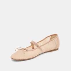 RAEVEN BALLET FLATS PRALINE TULLE(Raeven Ballet Flats Praline Tulle) -Dolce Vita Sale Store DOLCEVITA FLATS RAEVEN PRALINETULLE 08