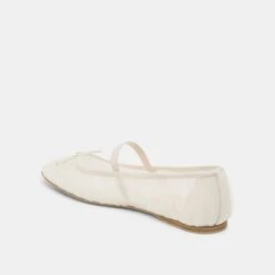 RAEVEN BALLET FLATS WHITE TULLE(Raeven Ballet Flats White Tulle) -Dolce Vita Sale Store DOLCEVITA FLATS RAEVEN WHITETULLE 09