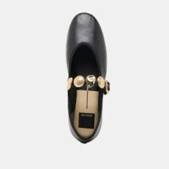 RELAN BALLET FLATS BLACK LEATHER(Relan Ballet Flats Black Leather) -Dolce Vita Sale Store DOLCEVITA FLATS RELAN BLACKLEATHER 06