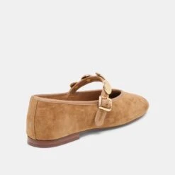 RELAN BALLET FLATS LT BROWN SUEDE(Relan Ballet Flats Lt Brown Suede) 4 RELAN BALLET FLATS LT BROWN SUEDE(Relan Ballet Flats Lt Brown Suede) -Dolce Vita Sale Store DOLCEVITA FLATS RELAN LIGHTBROWNSUEDE 03