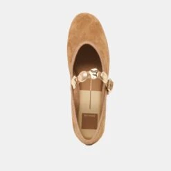 RELAN BALLET FLATS LT BROWN SUEDE(Relan Ballet Flats Lt Brown Suede) 9 RELAN BALLET FLATS LT BROWN SUEDE(Relan Ballet Flats Lt Brown Suede) -Dolce Vita Sale Store DOLCEVITA FLATS RELAN LIGHTBROWNSUEDE 06