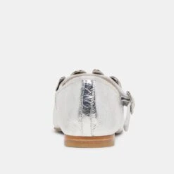 RELAN BALLET FLATS SILVER DISTRESSED LEATHER(Relan Ballet Flats Silver Distressed Leather) 8 RELAN BALLET FLATS SILVER DISTRESSED LEATHER(Relan Ballet Flats Silver Distressed Leather) -Dolce Vita Sale Store DOLCEVITA FLATS RELAN SILVERLEATHER 05