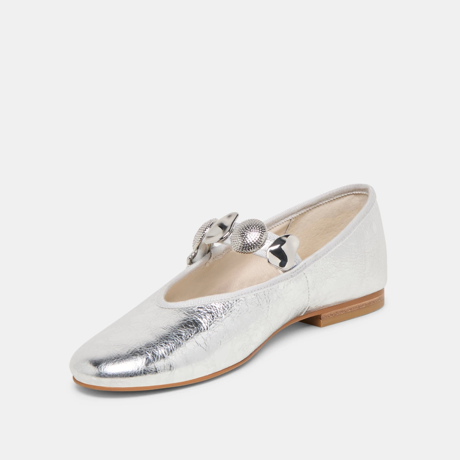 RELAN BALLET FLATS SILVER DISTRESSED LEATHER(Relan ballet flats silver distressed leather) RELAN BALLET FLATS SILVER DISTRESSED LEATHER(Relan Ballet Flats Silver Distressed Leather) -Dolce Vita Sale Store DOLCEVITA FLATS RELAN SILVERLEATHER 09