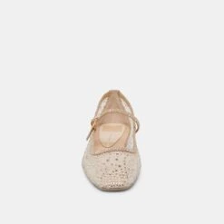 REYES CRYSTAL BALLET FLATS GOLD MESH(Reyes Crystal Ballet Flats Gold Mesh) -Dolce Vita Sale Store DOLCEVITA FLATS REYESCRYSTAL GOLDMESH 04