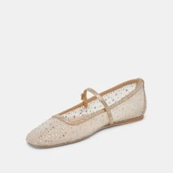 REYES CRYSTAL BALLET FLATS GOLD MESH(Reyes Crystal Ballet Flats Gold Mesh) -Dolce Vita Sale Store DOLCEVITA FLATS REYESCRYSTAL GOLDMESH 08