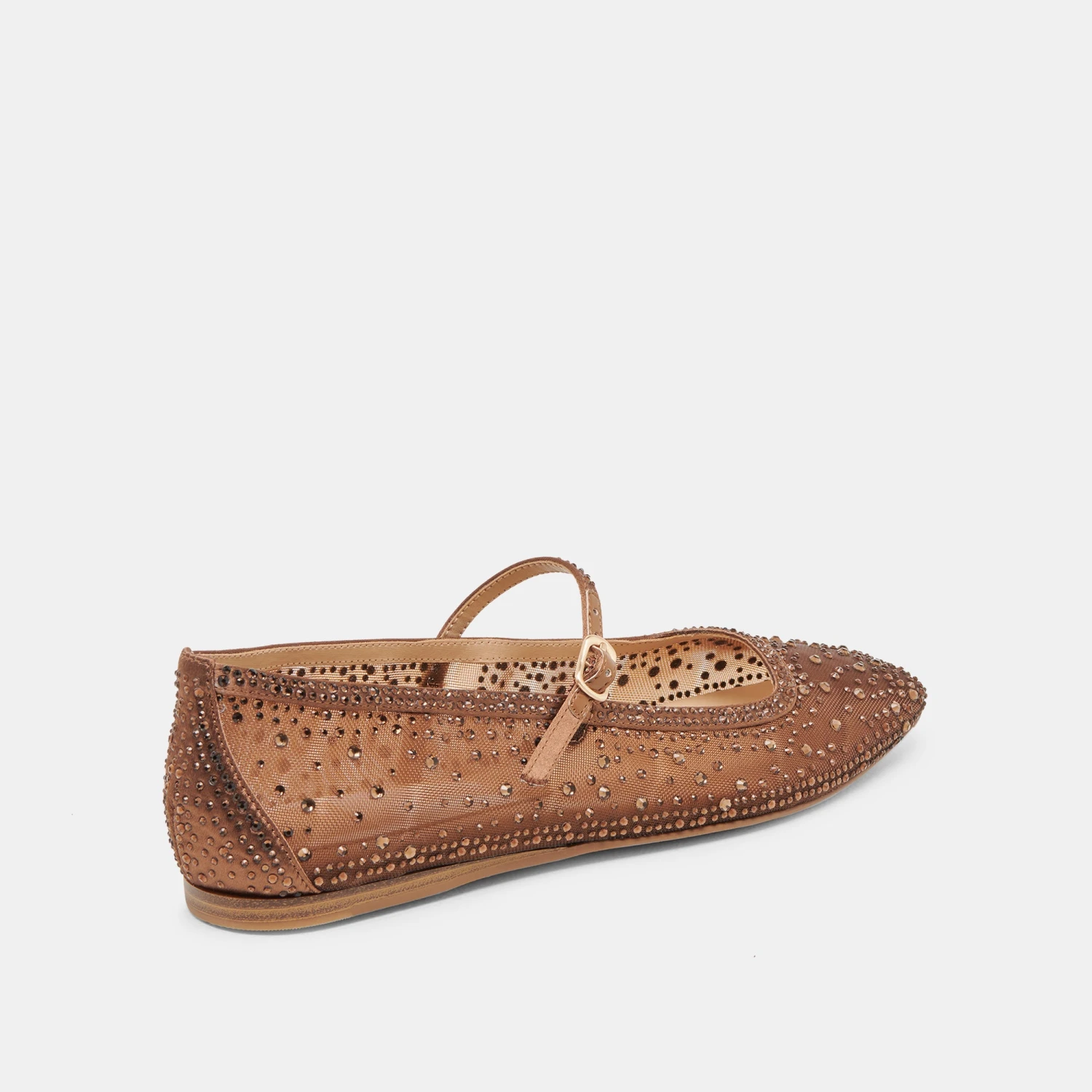REYES CRYSTAL BALLET FLATS MID BROWN MESH(Reyes crystal ballet flats mid brown mesh) REYES CRYSTAL BALLET FLATS MID BROWN MESH(Reyes Crystal Ballet Flats Mid Brown Mesh) -Dolce Vita Sale Store DOLCEVITA FLATS REYESCRYSTAL MIDBROWNMESH 03