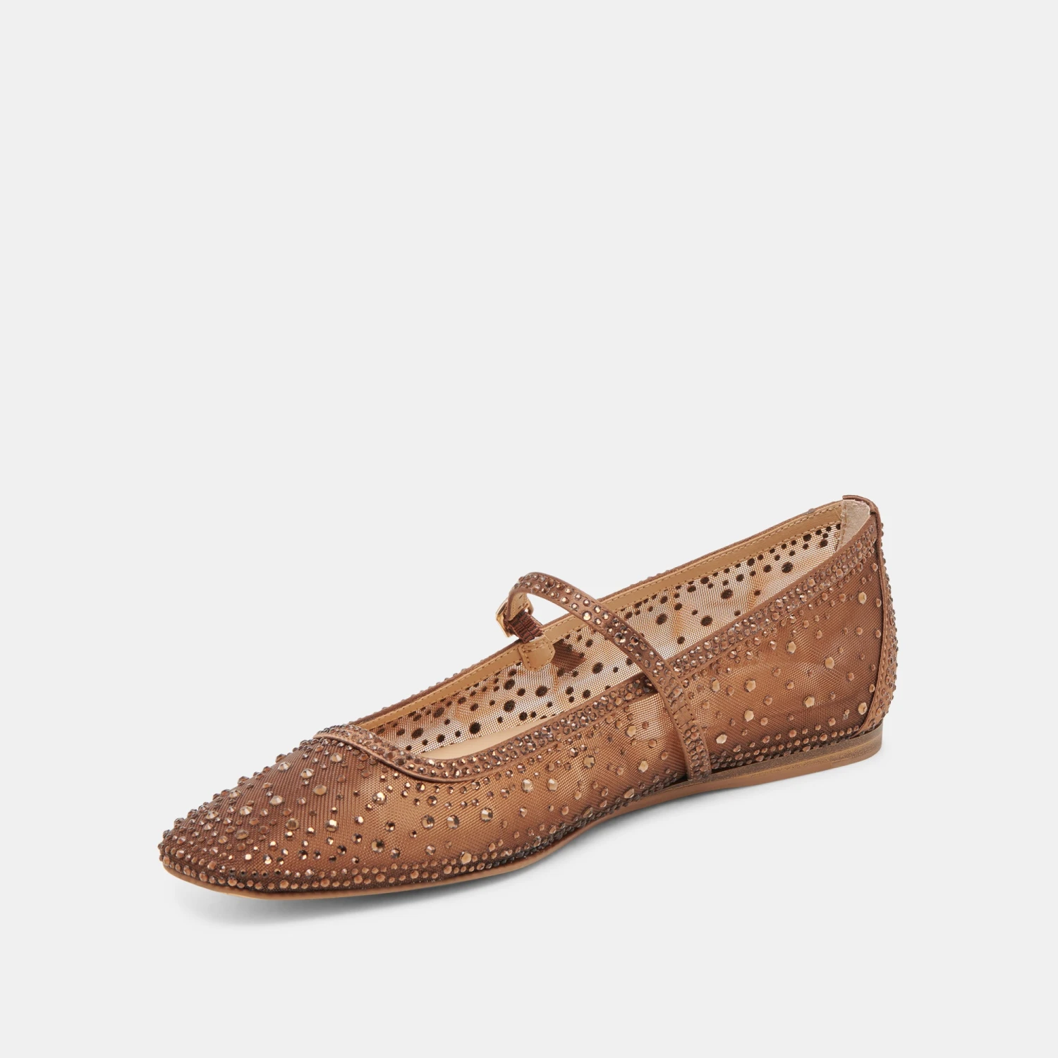 REYES CRYSTAL BALLET FLATS MID BROWN MESH(Reyes crystal ballet flats mid brown mesh) REYES CRYSTAL BALLET FLATS MID BROWN MESH(Reyes Crystal Ballet Flats Mid Brown Mesh) -Dolce Vita Sale Store DOLCEVITA FLATS REYESCRYSTAL MIDBROWNMESH 08
