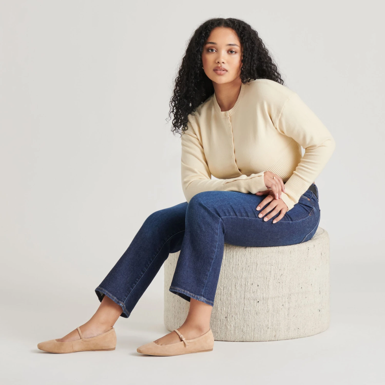 REYES BALLET FLATS BAMBOO SUEDE(Reyes flats bamboo suede) REYES BALLET FLATS BAMBOO SUEDE(Reyes Flats Bamboo Suede) -Dolce Vita Sale Store DOLCEVITA FLATS REYES BAMBOOSUEDE ONFOOT 01