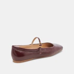 REYES BALLET FLATS CRANBERRY CRINKLE PATENT(Reyes Flats Cranberry Crinkle Patent) -Dolce Vita Sale Store DOLCEVITA FLATS REYES CRANBERRY CRINKLE PATENT 03