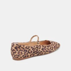 REYES BALLET FLATS DK LEOPARD SUEDE(Reyes Flats Dk Leopard Suede) -Dolce Vita Sale Store DOLCEVITA FLATS REYES DKLEOPARDSUEDE 03