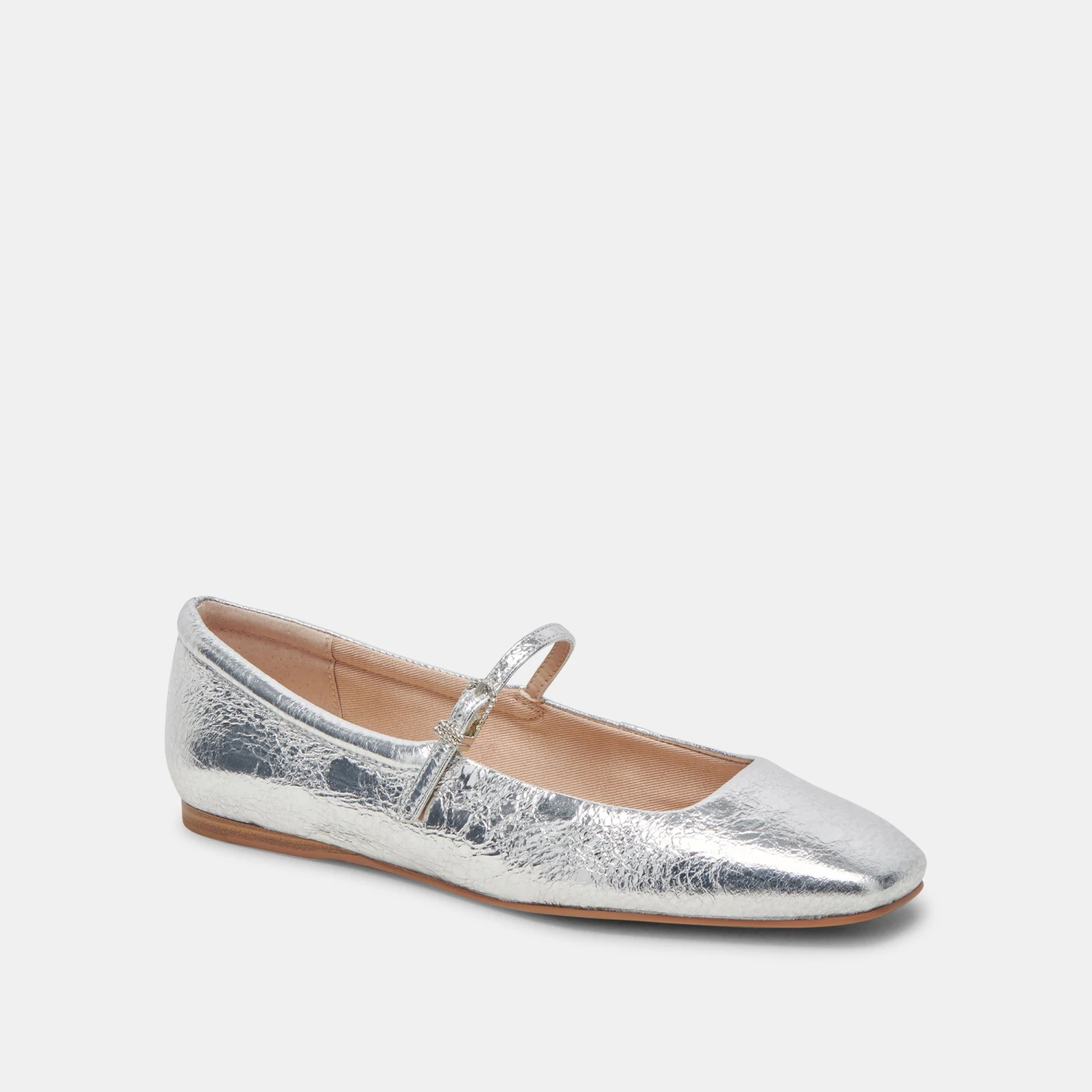 REYES BALLET FLATS SILVER DISTRESSED LEATHER(Reyes flats silver distressed leather) REYES BALLET FLATS SILVER DISTRESSED LEATHER(Reyes Flats Silver Distressed Leather) -Dolce Vita Sale Store DOLCEVITA FLATS REYES SILVERDISTRESSEDLEATHER 1
