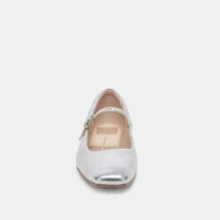 REYES BALLET FLATS SILVER DISTRESSED LEATHER(Reyes Flats Silver Distressed Leather) 12 REYES BALLET FLATS SILVER DISTRESSED LEATHER(Reyes Flats Silver Distressed Leather) -Dolce Vita Sale Store DOLCEVITA FLATS REYES SILVERDISTRESSEDLEATHER 4