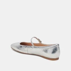 REYES BALLET FLATS SILVER DISTRESSED LEATHER(Reyes Flats Silver Distressed Leather) 11 REYES BALLET FLATS SILVER DISTRESSED LEATHER(Reyes Flats Silver Distressed Leather) -Dolce Vita Sale Store DOLCEVITA FLATS REYES SILVERDISTRESSEDLEATHER 9