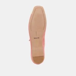 REYES TOE CAP BALLET FLATS CORAL SUEDE(Reyes Toe Cap Ballet Flats Coral Suede) 10 REYES TOE CAP BALLET FLATS CORAL SUEDE(Reyes Toe Cap Ballet Flats Coral Suede) -Dolce Vita Sale Store DOLCEVITA FLATS REYES TOE CAP CORAL SUEDE 07