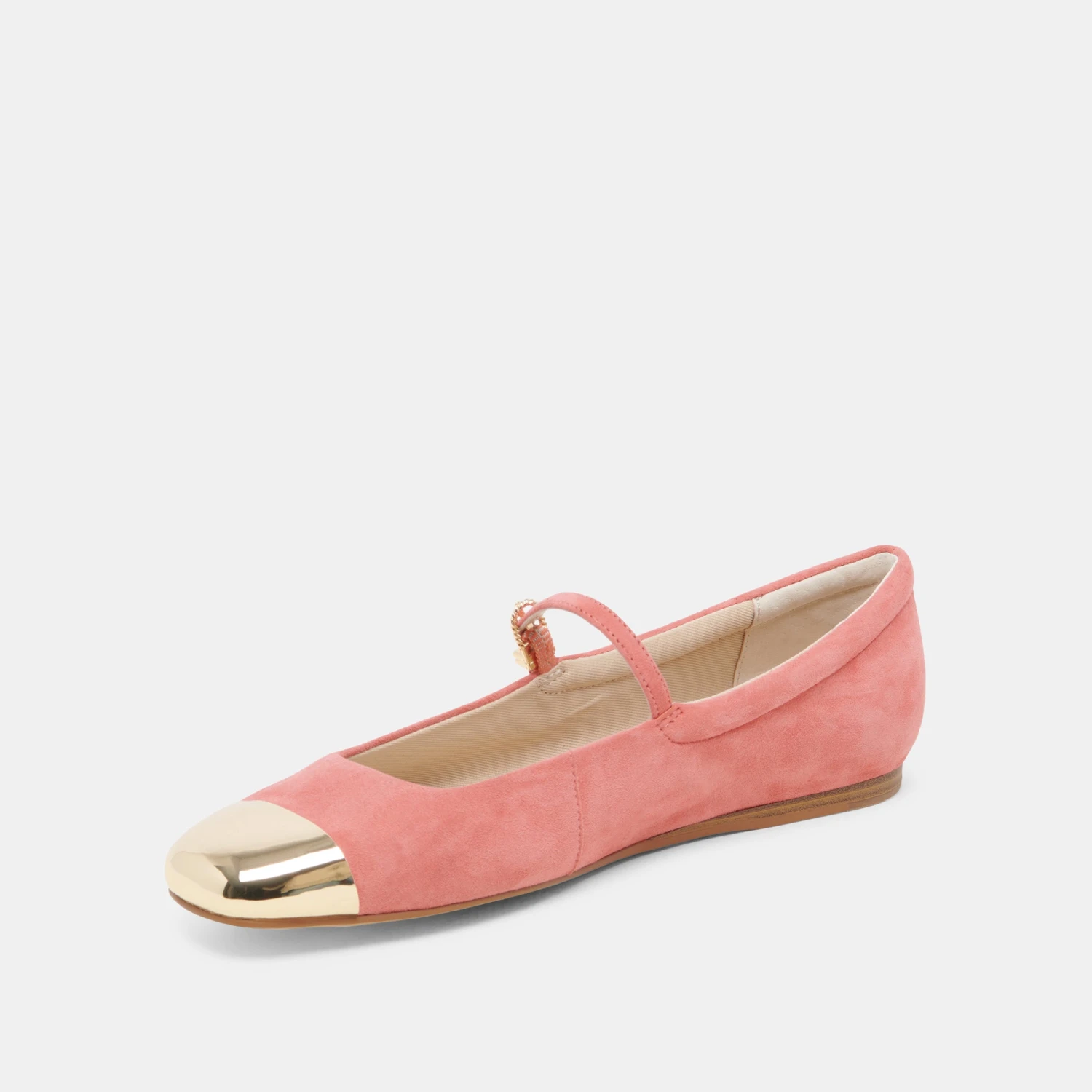 REYES TOE CAP BALLET FLATS CORAL SUEDE(Reyes toe cap ballet flats coral suede) REYES TOE CAP BALLET FLATS CORAL SUEDE(Reyes Toe Cap Ballet Flats Coral Suede) -Dolce Vita Sale Store DOLCEVITA FLATS REYES TOE CAP CORAL SUEDE 08