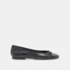 RITLA BALLET FLATS BLACK LEATHER(Ritla Ballet Flats Black Leather) -Dolce Vita Sale Store DOLCEVITA FLATS RITLA BLACKLEATHER 02