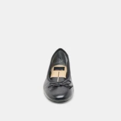 RITLA BALLET FLATS BLACK LEATHER(Ritla Ballet Flats Black Leather) -Dolce Vita Sale Store DOLCEVITA FLATS RITLA BLACKLEATHER 04