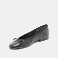 RITLA BALLET FLATS BLACK LEATHER(Ritla Ballet Flats Black Leather) -Dolce Vita Sale Store DOLCEVITA FLATS RITLA BLACKLEATHER 09