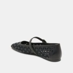 RODNI EYELET PERF BALLET FLATS BLACK LEATHER(Rodni Eyelet Perf Ballet Flats Black Leather) -Dolce Vita Sale Store DOLCEVITA FLATS RODNIEYELETPERF BLACKLEATHER 09
