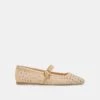 RODNI EYELET PERF BALLET FLATS LT NATURAL WOVEN RAFFIA(Rodni Eyelet Perf Ballet Flats Lt Natural Woven Raffia) 2 RODNI EYELET PERF BALLET FLATS LT NATURAL WOVEN RAFFIA(Rodni Eyelet Perf Ballet Flats Lt Natural Woven Raffia) -Dolce Vita Sale Store DOLCEVITA FLATS RODNIEYELETPERF LTNATURALWOVENRAFFIA 02