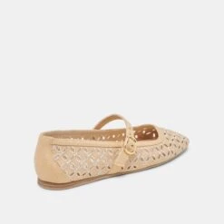 RODNI EYELET PERF BALLET FLATS LT NATURAL WOVEN RAFFIA(Rodni Eyelet Perf Ballet Flats Lt Natural Woven Raffia) 6 RODNI EYELET PERF BALLET FLATS LT NATURAL WOVEN RAFFIA(Rodni Eyelet Perf Ballet Flats Lt Natural Woven Raffia) -Dolce Vita Sale Store DOLCEVITA FLATS RODNIEYELETPERF LTNATURALWOVENRAFFIA 03