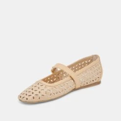 RODNI EYELET PERF BALLET FLATS LT NATURAL WOVEN RAFFIA(Rodni Eyelet Perf Ballet Flats Lt Natural Woven Raffia) 7 RODNI EYELET PERF BALLET FLATS LT NATURAL WOVEN RAFFIA(Rodni Eyelet Perf Ballet Flats Lt Natural Woven Raffia) -Dolce Vita Sale Store DOLCEVITA FLATS RODNIEYELETPERF LTNATURALWOVENRAFFIA 08