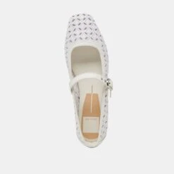 RODNI EYELET PERF BALLET FLATS TRUE WHITE LEATHER(Rodni Eyelet Perf Ballet Flats True White Leather) 13 RODNI EYELET PERF BALLET FLATS TRUE WHITE LEATHER(Rodni Eyelet Perf Ballet Flats True White Leather) -Dolce Vita Sale Store DOLCEVITA FLATS RODNIEYELETPERF TRUEWHITELEATHER 06