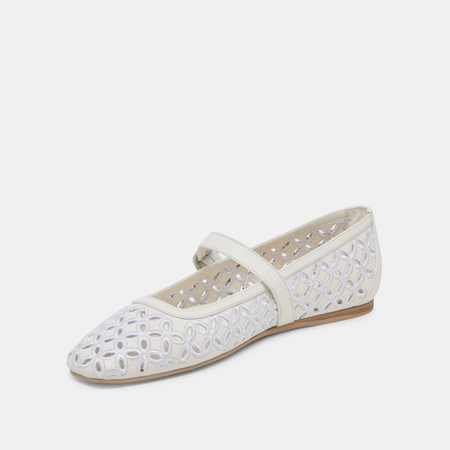 RODNI EYELET PERF BALLET FLATS TRUE WHITE LEATHER(Rodni eyelet perf ballet flats true white leather) RODNI EYELET PERF BALLET FLATS TRUE WHITE LEATHER(Rodni Eyelet Perf Ballet Flats True White Leather) -Dolce Vita Sale Store DOLCEVITA FLATS RODNIEYELETPERF TRUEWHITELEATHER 08