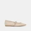 RODNI MESH BALLET FLATS CREME WOVEN MESH(Rodni Mesh Ballet Flats Creme Woven Mesh) -Dolce Vita Sale Store DOLCEVITA FLATS RODNIMESH CREMEWOVENMESH 02