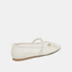 ROLLIN PEARL BALLET FLATS WHITE MESH(Rollin Pearl Ballet Flats White Mesh) 6 ROLLIN PEARL BALLET FLATS WHITE MESH(Rollin Pearl Ballet Flats White Mesh) -Dolce Vita Sale Store DOLCEVITA FLATS ROLLINPEARL WHITEMESH 03