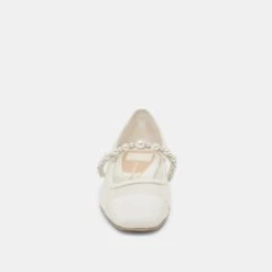 ROLLIN PEARL BALLET FLATS WHITE MESH(Rollin Pearl Ballet Flats White Mesh) 11 ROLLIN PEARL BALLET FLATS WHITE MESH(Rollin Pearl Ballet Flats White Mesh) -Dolce Vita Sale Store DOLCEVITA FLATS ROLLINPEARL WHITEMESH 04