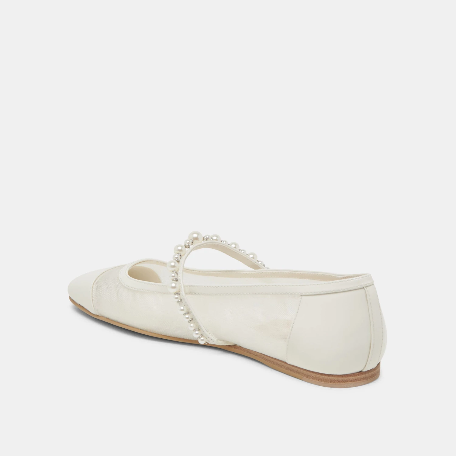 ROLLIN PEARL BALLET FLATS WHITE MESH(Rollin pearl ballet flats white mesh) ROLLIN PEARL BALLET FLATS WHITE MESH(Rollin Pearl Ballet Flats White Mesh) -Dolce Vita Sale Store DOLCEVITA FLATS ROLLINPEARL WHITEMESH 09