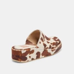 ROSITA FLATS COCOA TAURUS CALF HAIR(Rosita Flats Cocoa Taurus Calf Hair) 4 ROSITA FLATS COCOA TAURUS CALF HAIR(Rosita Flats Cocoa Taurus Calf Hair) -Dolce Vita Sale Store DOLCEVITA FLATS ROSITA COCOA TAURUS CALF HAIR 03