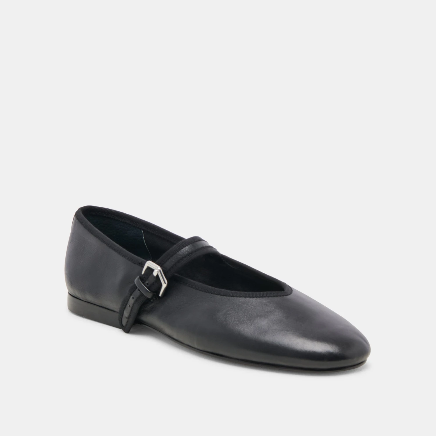 ROSLYN BALLET FLATS BLACK LEATHER(Roslyn ballet flats black leather) ROSLYN BALLET FLATS BLACK LEATHER(Roslyn Ballet Flats Black Leather) -Dolce Vita Sale Store DOLCEVITA FLATS ROSLYN BLACK LEATHER 01