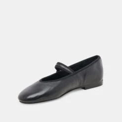 ROSLYN BALLET FLATS BLACK LEATHER(Roslyn Ballet Flats Black Leather) 8 ROSLYN BALLET FLATS BLACK LEATHER(Roslyn Ballet Flats Black Leather) -Dolce Vita Sale Store DOLCEVITA FLATS ROSLYN BLACK LEATHER 08