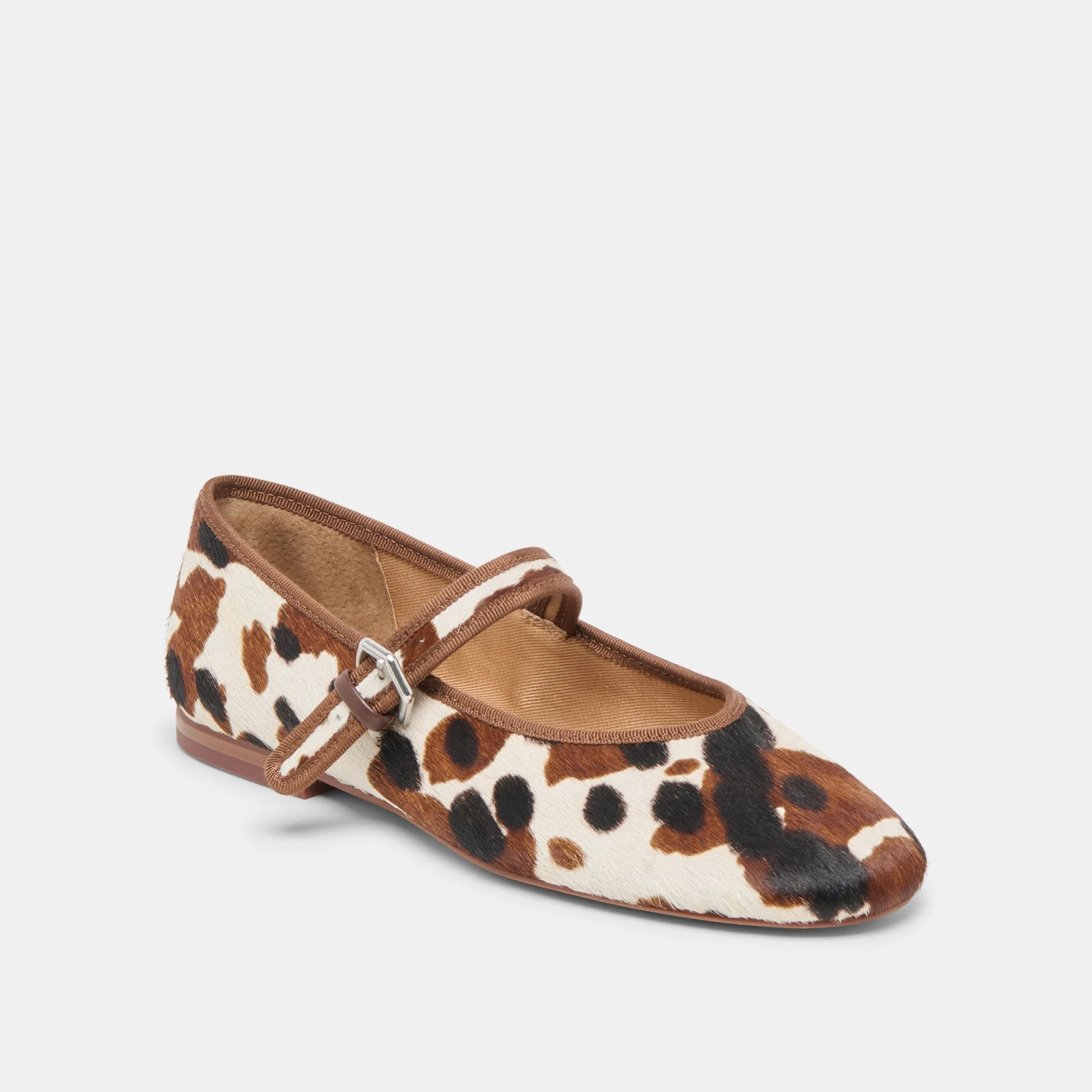 ROSLYN BALLET FLATS COCOA TAURUS CALF HAIR(Roslyn ballet flats cocoa taurus calf hair) ROSLYN BALLET FLATS COCOA TAURUS CALF HAIR(Roslyn Ballet Flats Cocoa Taurus Calf Hair) -Dolce Vita Sale Store DOLCEVITA FLATS ROSLYN COCOATAURUSCALFHAIR 01