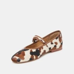 ROSLYN BALLET FLATS COCOA TAURUS CALF HAIR(Roslyn Ballet Flats Cocoa Taurus Calf Hair) 8 ROSLYN BALLET FLATS COCOA TAURUS CALF HAIR(Roslyn Ballet Flats Cocoa Taurus Calf Hair) -Dolce Vita Sale Store DOLCEVITA FLATS ROSLYN COCOATAURUSCALFHAIR 09