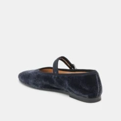 ROSLYN BALLET FLATS DUSTY BLUE VELVET(Roslyn Ballet Flats Dusty Blue Velvet) -Dolce Vita Sale Store DOLCEVITA FLATS ROSLYN DUSTYBLUEVELVET 09